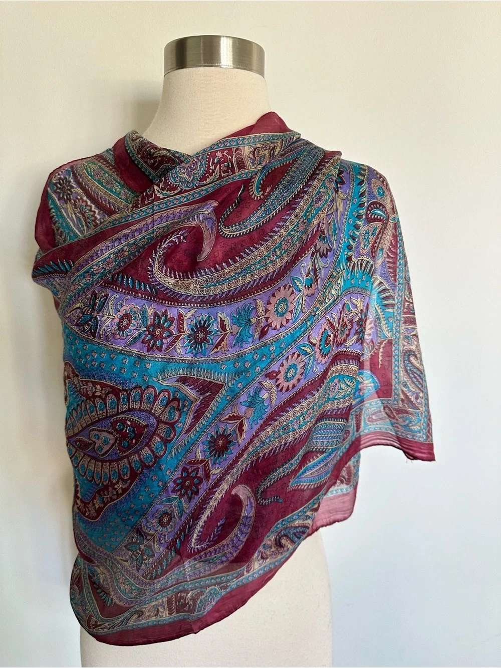 Vintage silk scarf
